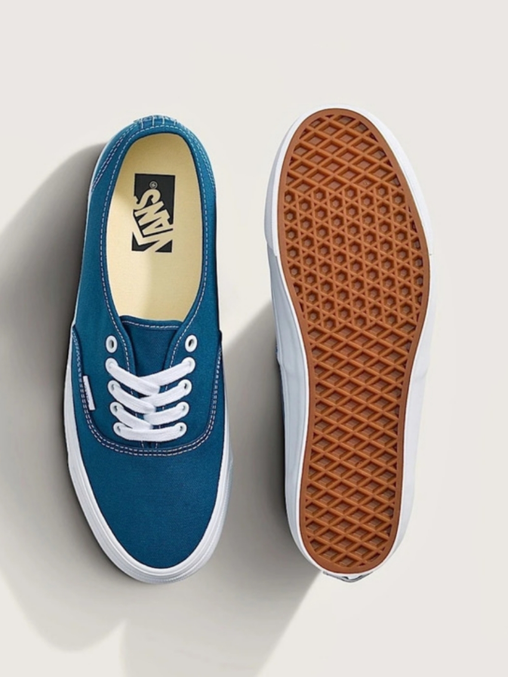 Vans Authentic Sneakers in Blue & White US 15.0